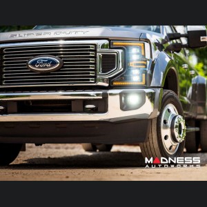 Ford Super Duty LED Headlights - XB Series - Morimoto - Amber DRL